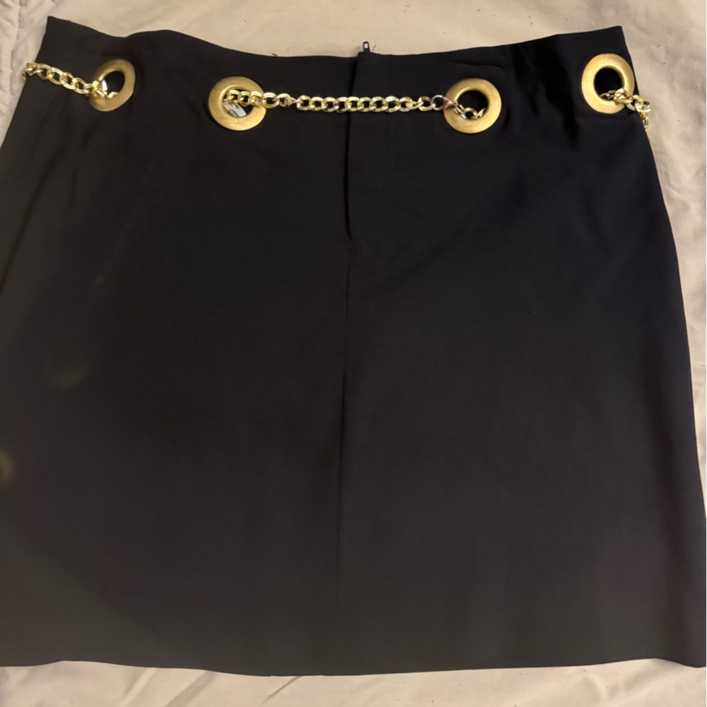 Rampage Black Mini Skirt with side slits, Size 9. Good condition!